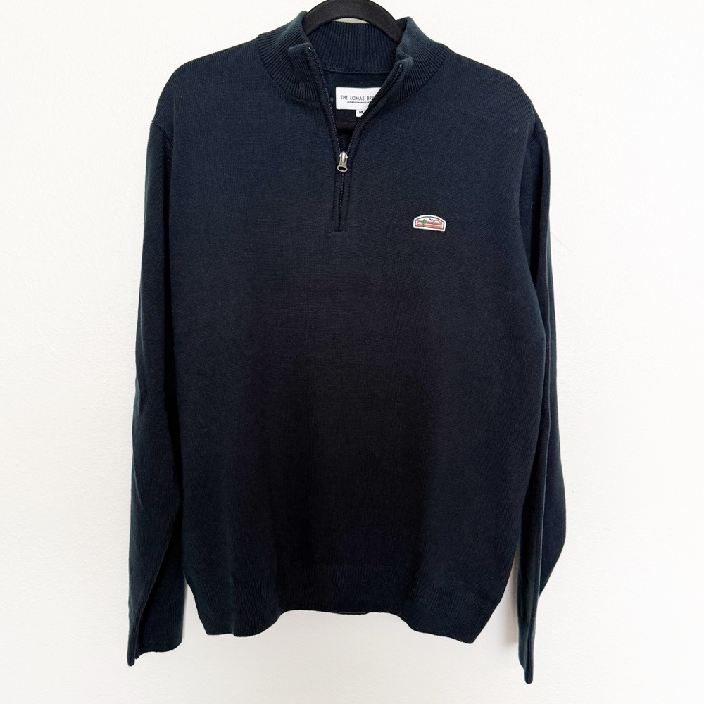 The Lomas Brand Mens Quarter Zip Sweater - Picture 2 of 9